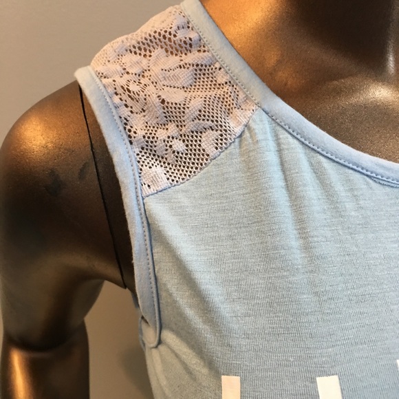 Love Peace Lounge Blue Big Beds Sleep Shirt - Picture 3 of 8